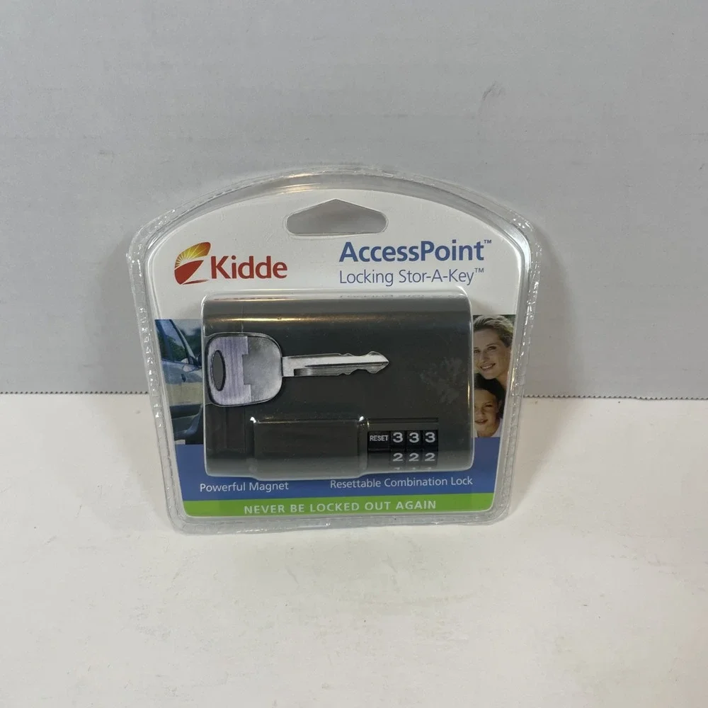 Kidde Key Case Unisex OS Gray AccessPoint Locking Stor-A-Key Magnetic 001844